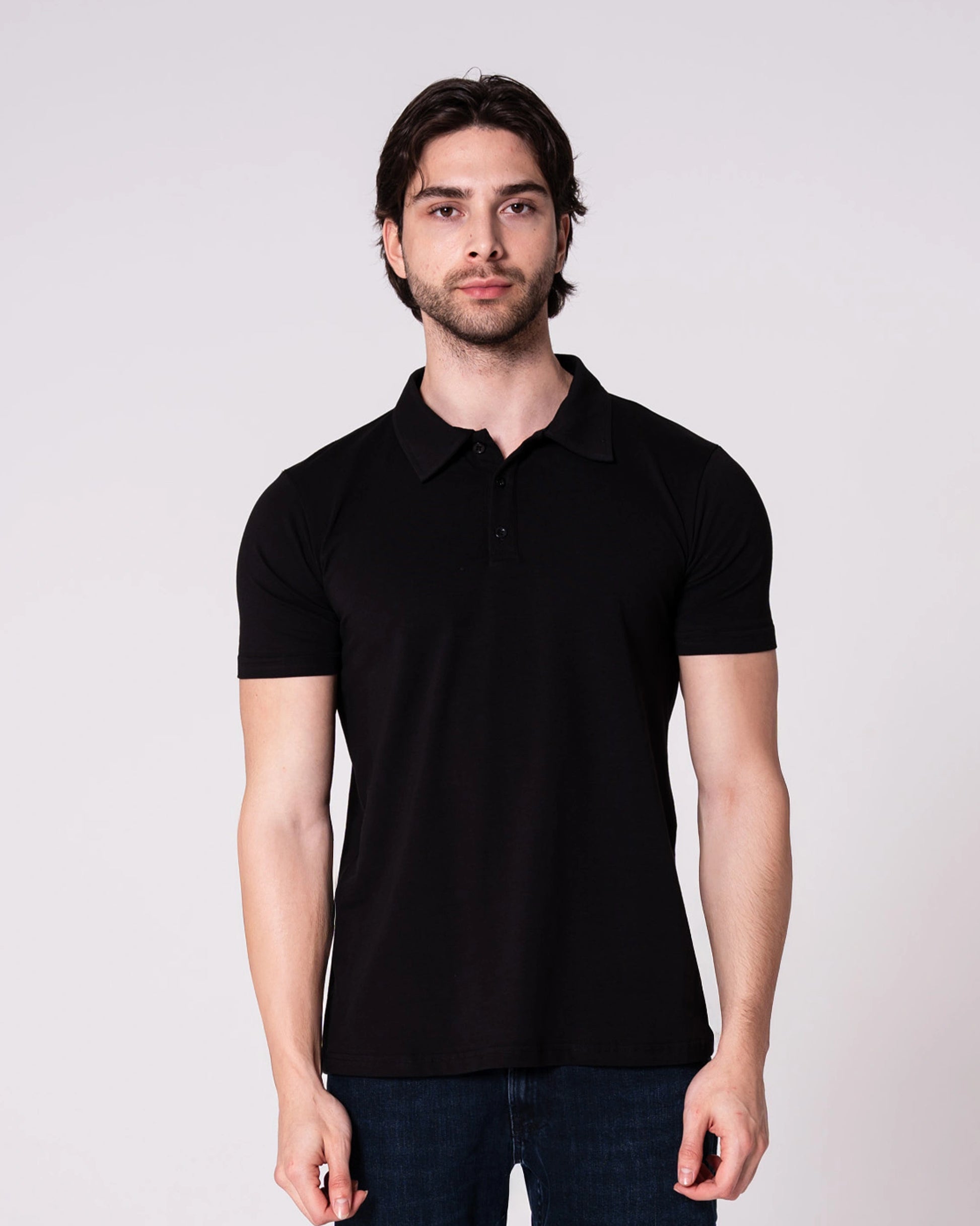 Siyah Polo Yaka Tişört Craftlabel
