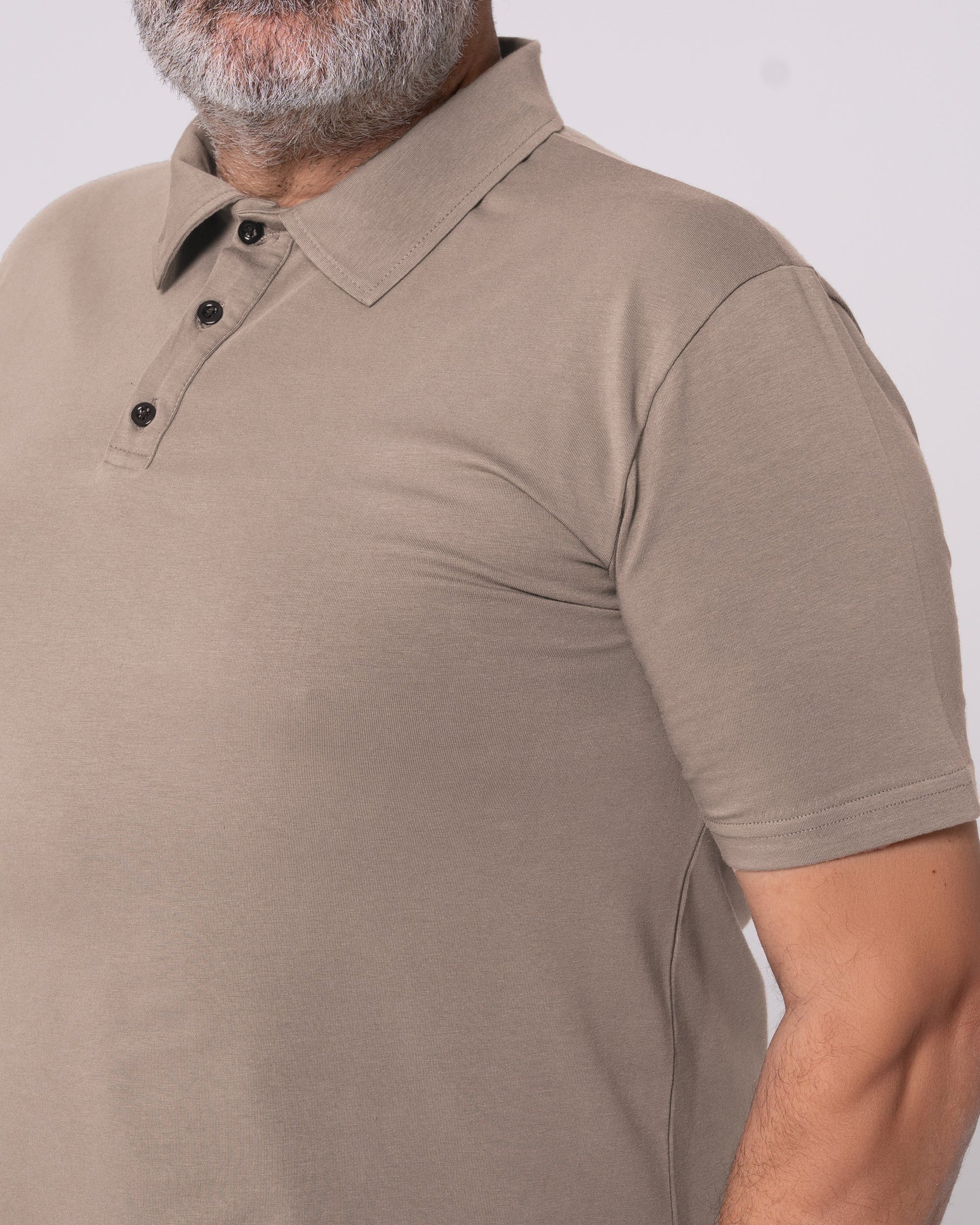 Taş Rengi Polo Yaka Tişört Craftlabel