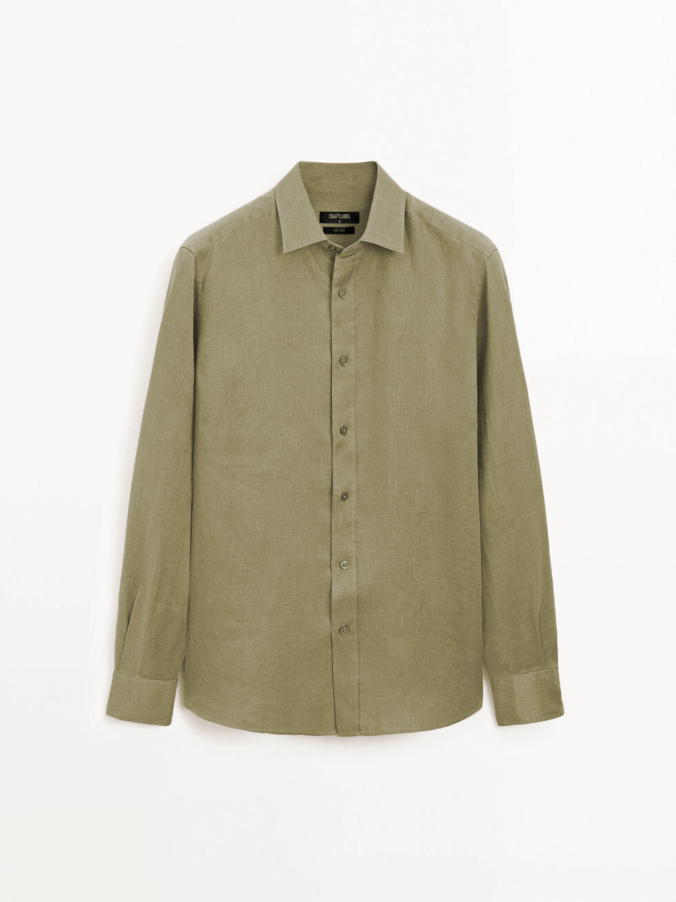 Haki Keten Gömlek (Sınırlı Sayıda) Craftlabel