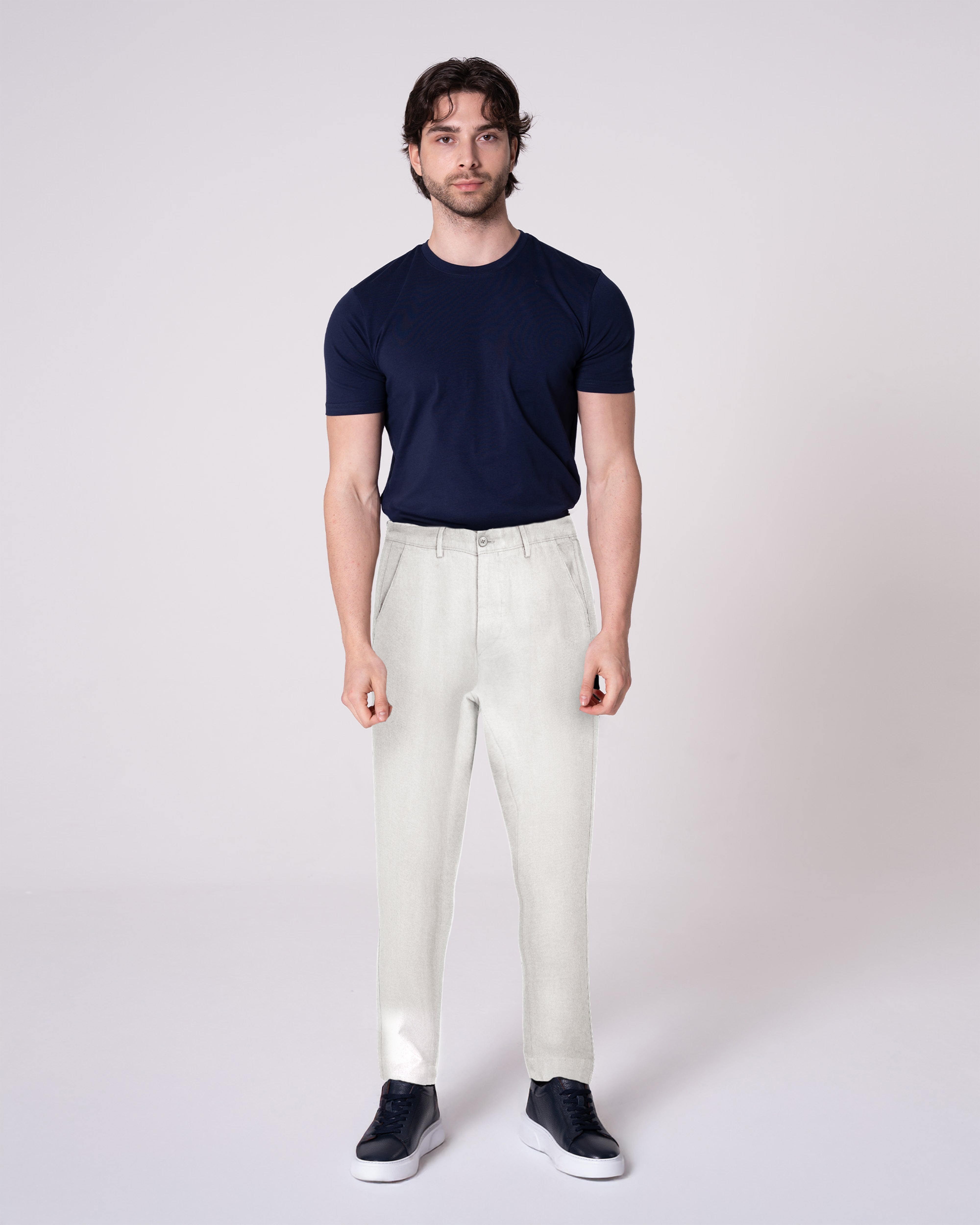 Beyaz Keten Pantolon (Sınırlı Sayıda) Craftlabel