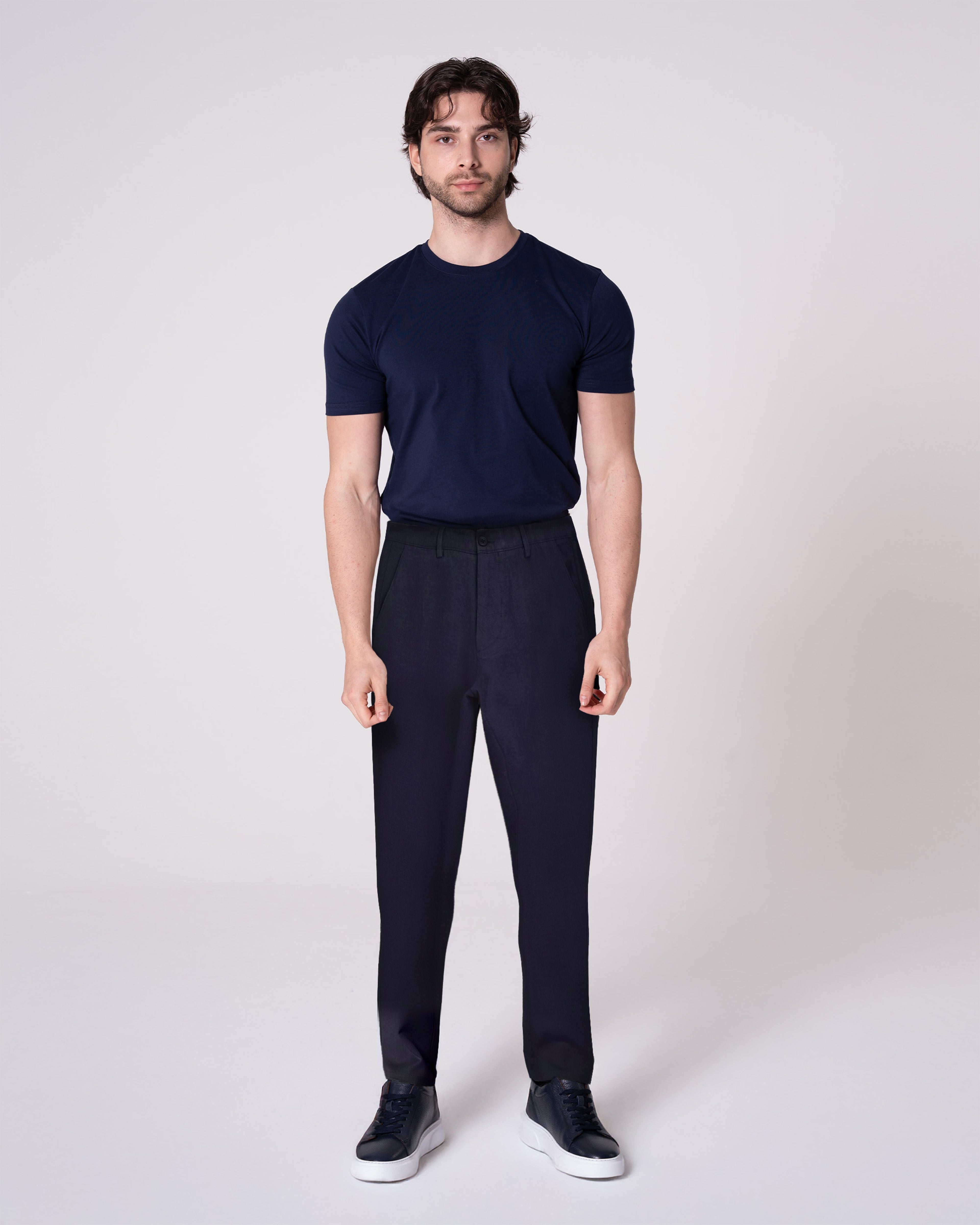 Lacivert Keten Pantolon (Sınırlı Sayıda) Craftlabel