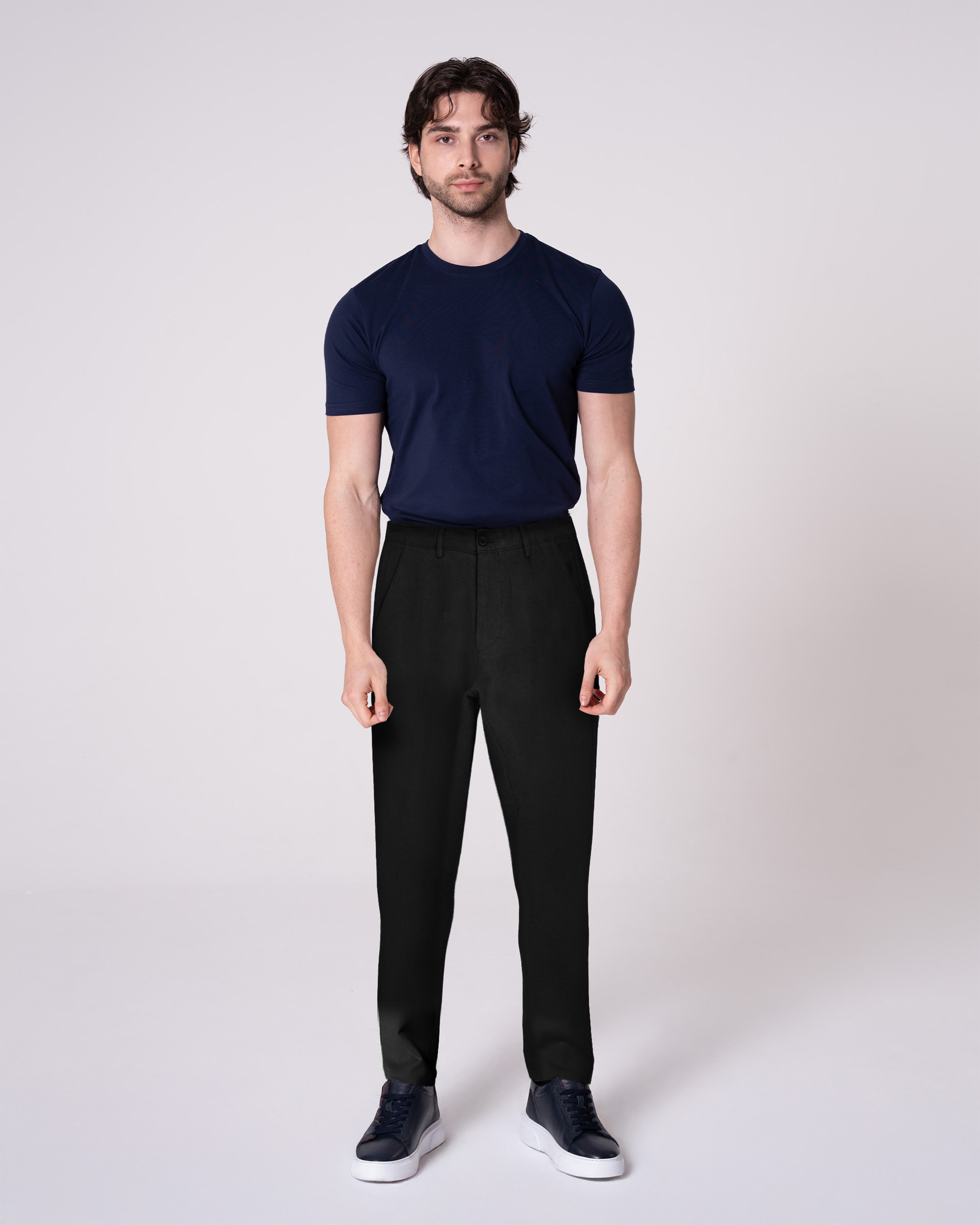 Siyah Keten Pantolon (Sınırlı Sayıda) Craftlabel