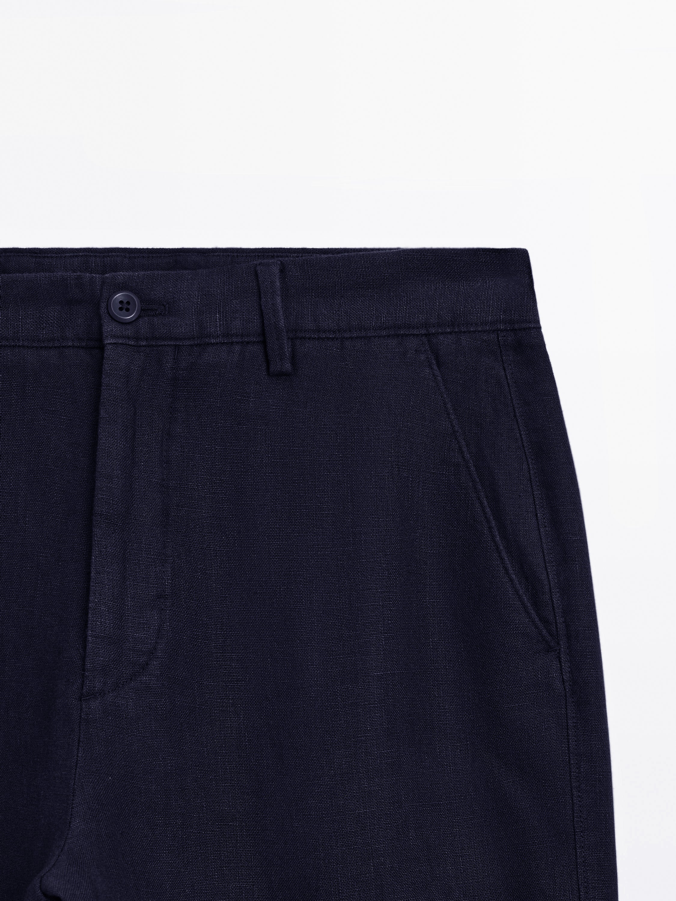 Lacivert Keten Pantolon (Sınırlı Sayıda) Craftlabel