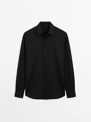 Siyah Keten Gömlek (Sınırlı Sayıda)