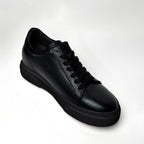 Siyah - Siyah Elevation Deri Sneaker