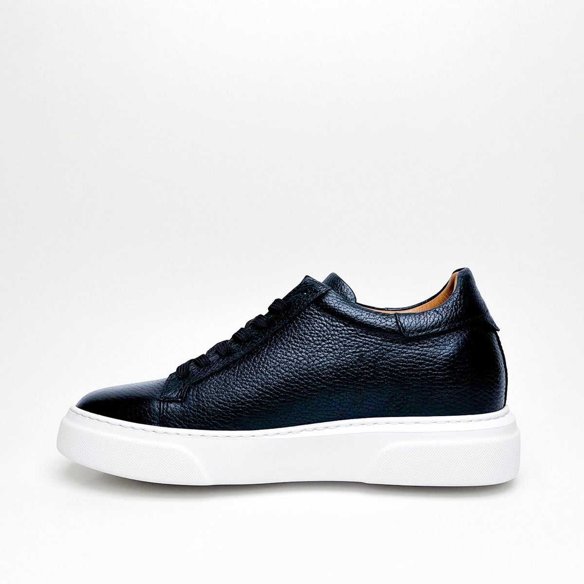 Lacivert - Beyaz Elevation Deri Sneaker