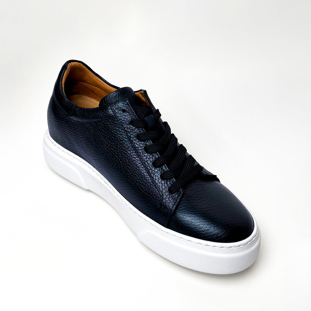 Lacivert - Beyaz Elevation Deri Sneaker